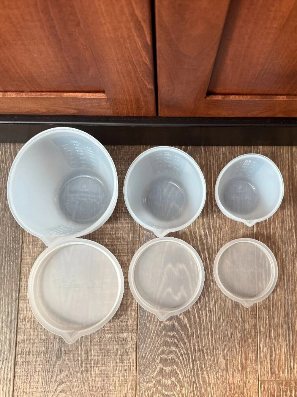 Pampered Chef Silicone Bowl Prep Set – Set of 3